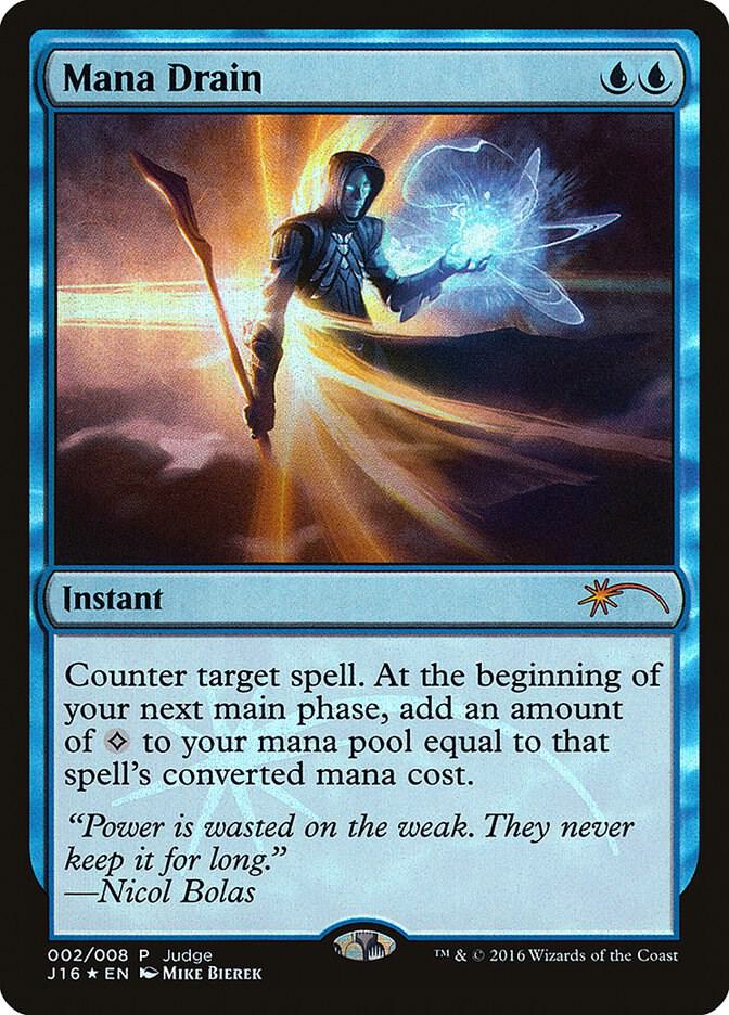 Mana Drain 2/8 (Judge Promos)  - Foil | Good Games Modbury