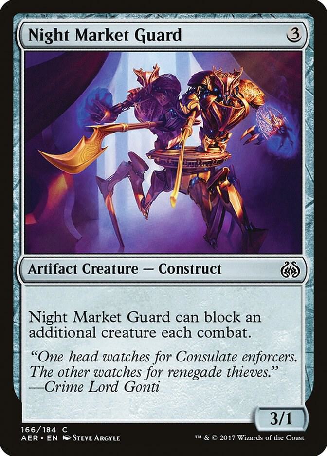 Night Market Guard 166/184 (Aether Revolt)  | Good Games Modbury