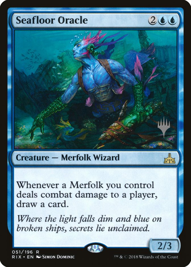 Seafloor Oracle (Promo Pack) [Rivals of Ixalan Promos] | Good Games Modbury