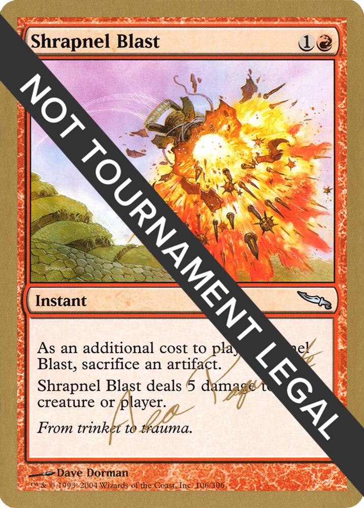 Shrapnel Blast 2004 Aeo Paquette MRD ap106/103 (World Championship Decks)  | Good Games Modbury