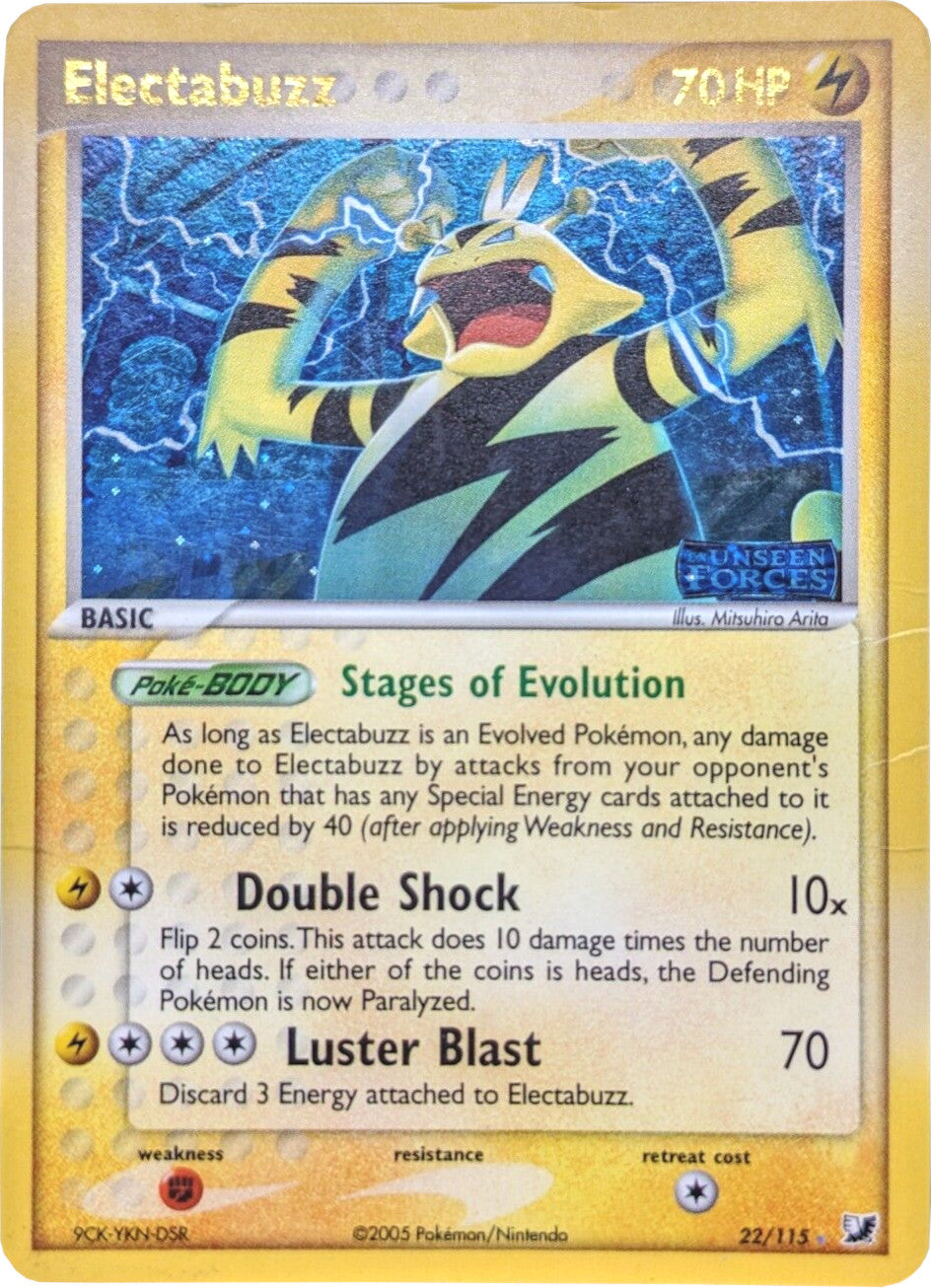 Electabuzz (22/115) (Stamped) [EX: Unseen Forces] | Good Games Modbury