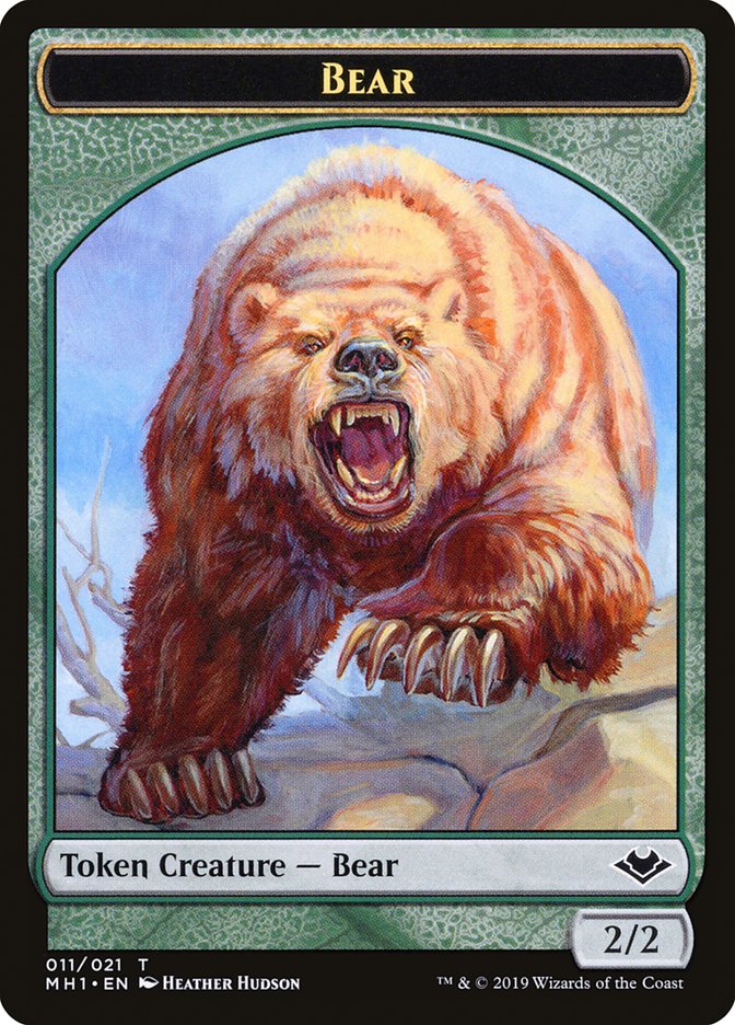 Illusion // Bear Double-Sided Token [Modern Horizons Tokens] | Good Games Modbury