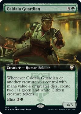 Caldaia Guardian Extended Art 156/93 (Commander: Streets of New Capenna)  | Good Games Modbury