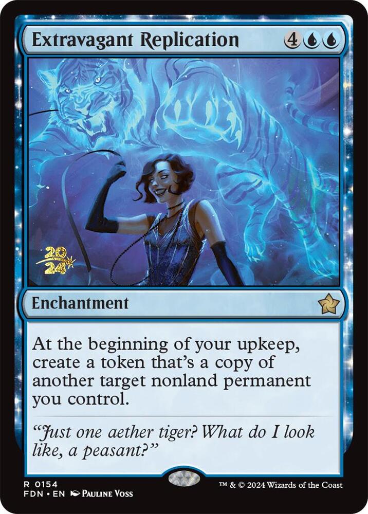 Extravagant Replication 154s/101 (Prerelease Cards)  - Foil | Good Games Modbury