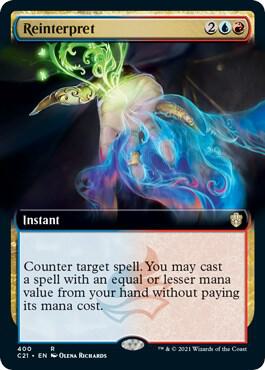 Reinterpret Extended Art 400/81 (Commander 2021)  | Good Games Modbury
