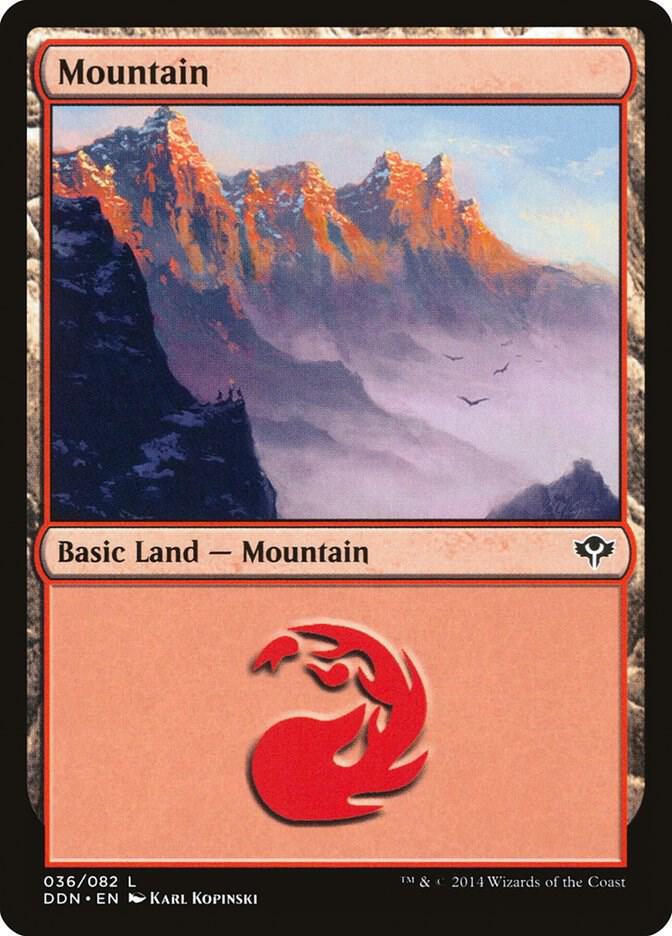 Mountain 036 36/82 (Duel Decks: Speed vs. Cunning)  | Good Games Modbury