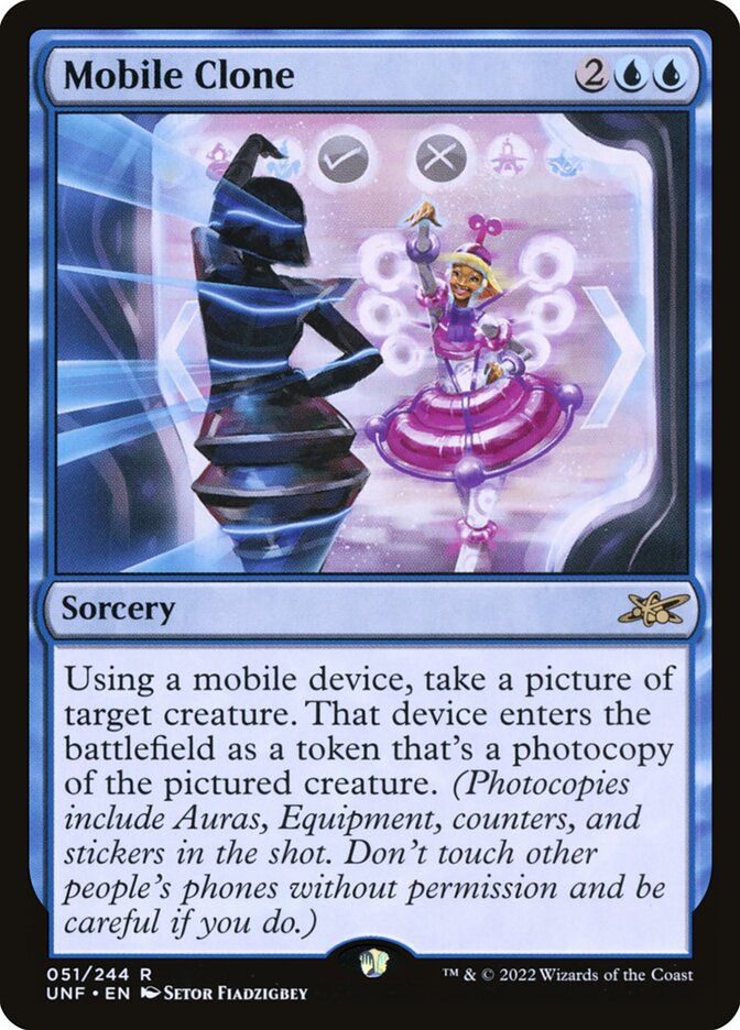 Mobile Clone 51/244 (Unfinity)  - Foil | Good Games Modbury