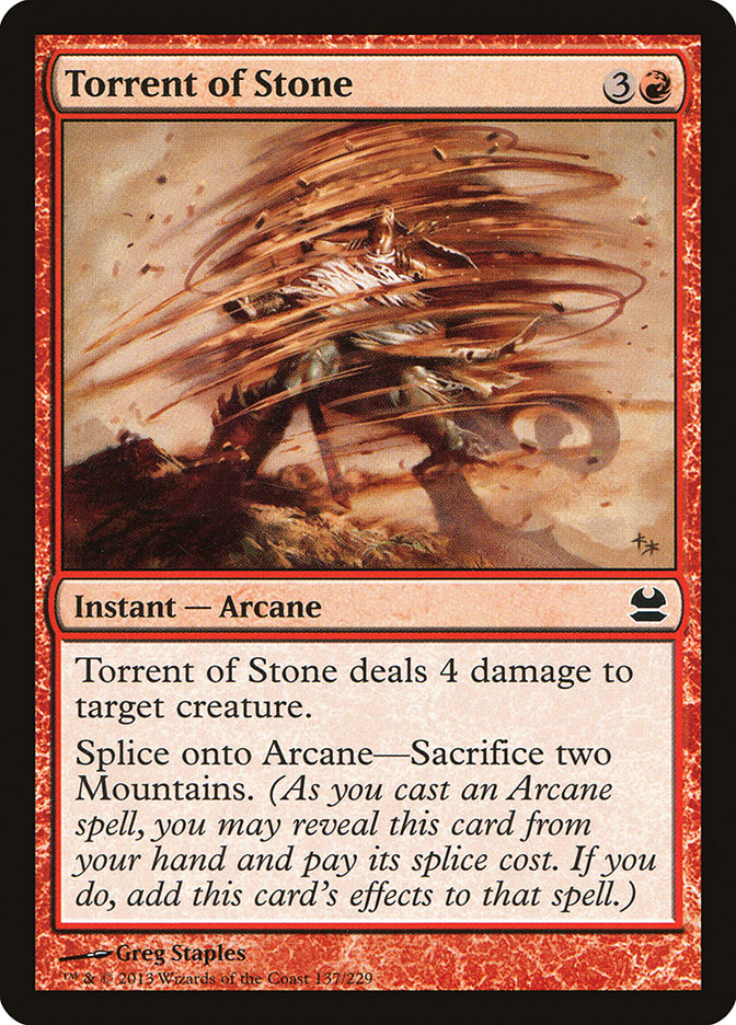 Torrent of Stone 137/229 (Modern Masters)  - Foil | Good Games Modbury