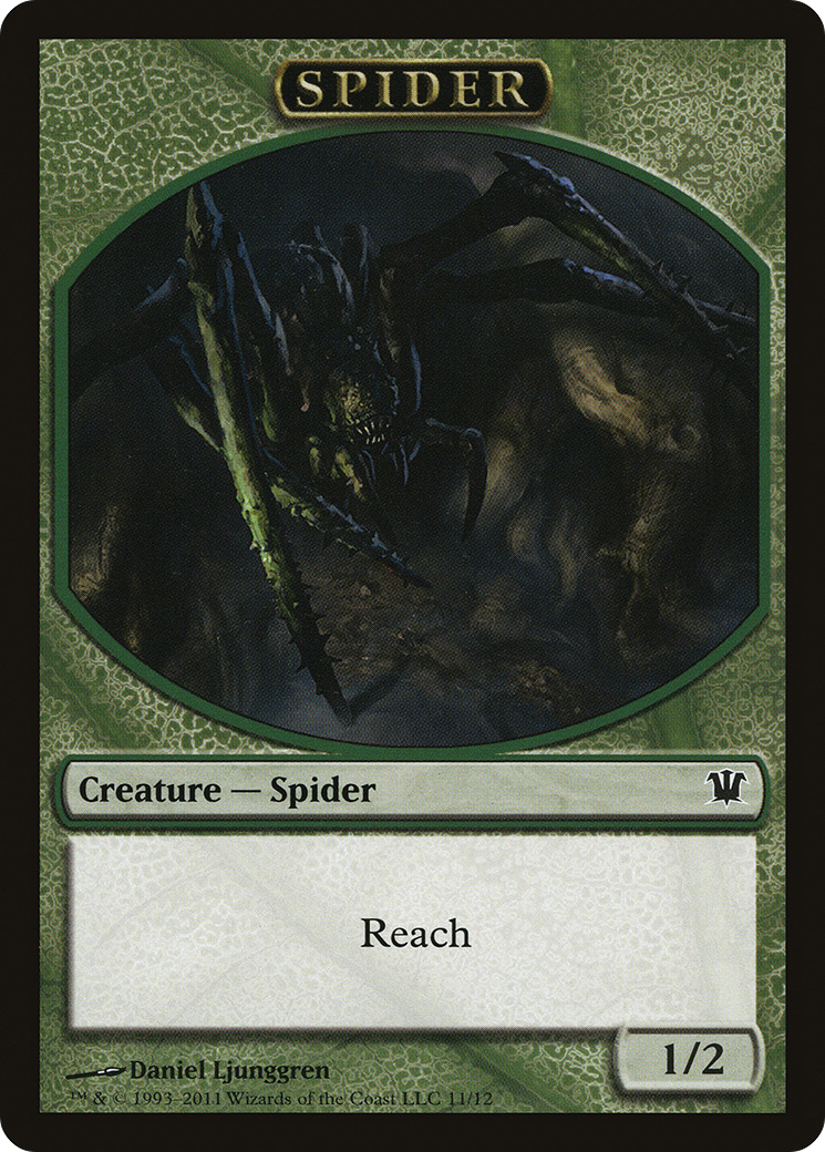 Insect // Spider Double-Sided Token [Innistrad Remastered Tokens] | Good Games Modbury