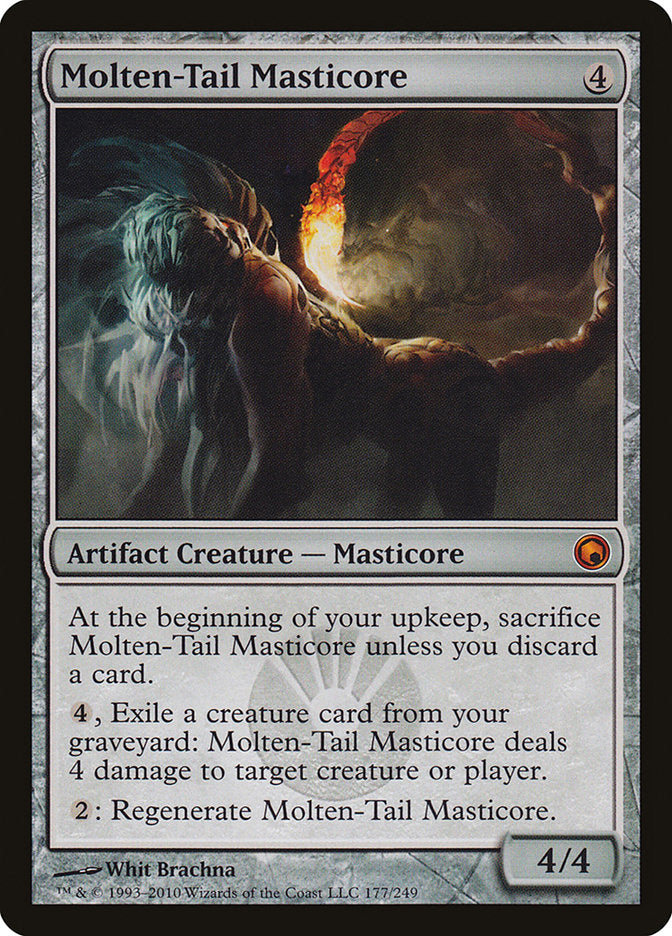 Molten-Tail Masticore 177/249 (Scars of Mirrodin)  | Good Games Modbury