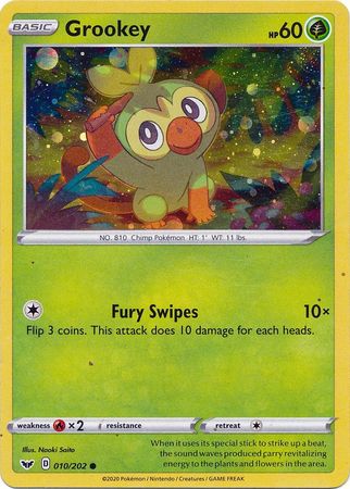 Grookey (010/202) (Cosmos Holo) [Sword & Shield: Base Set] | Good Games Modbury