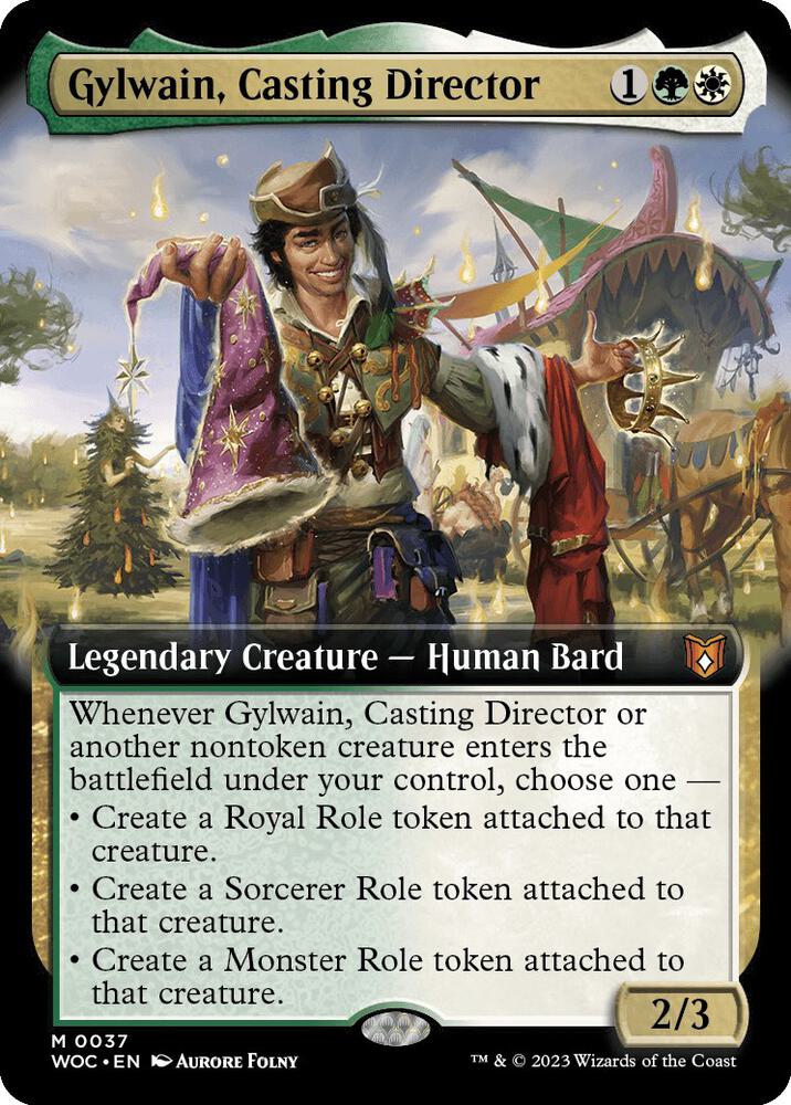 Gylwain, Casting Director 37 (Commander: Wilds of Eldraine)  - Extended Art | Good Games Modbury
