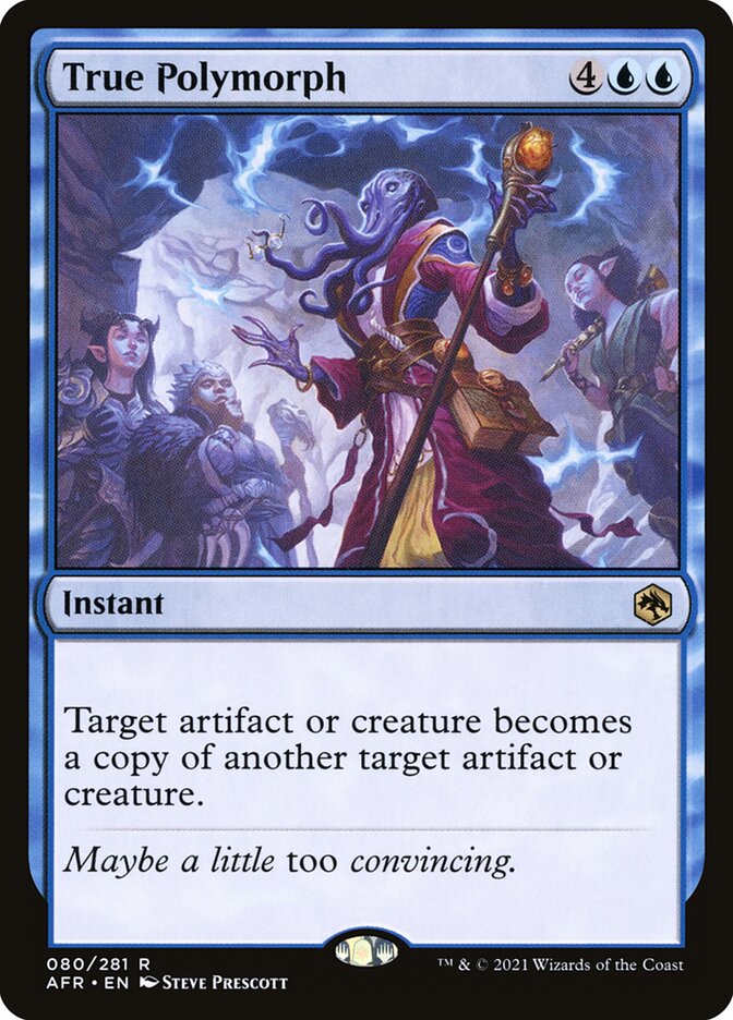 True Polymorph 80/281 (Adventures in the Forgotten Realms)  - Foil | Good Games Modbury