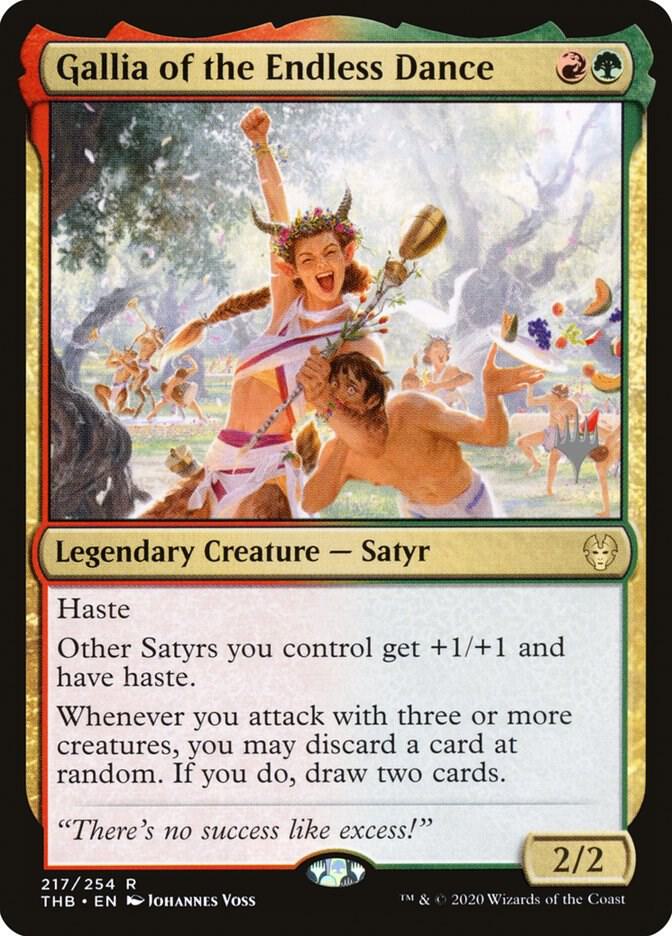 Gallia of the Endless Dance 217 (Promo Pack: Theros Beyond Death)  - Foil | Good Games Modbury