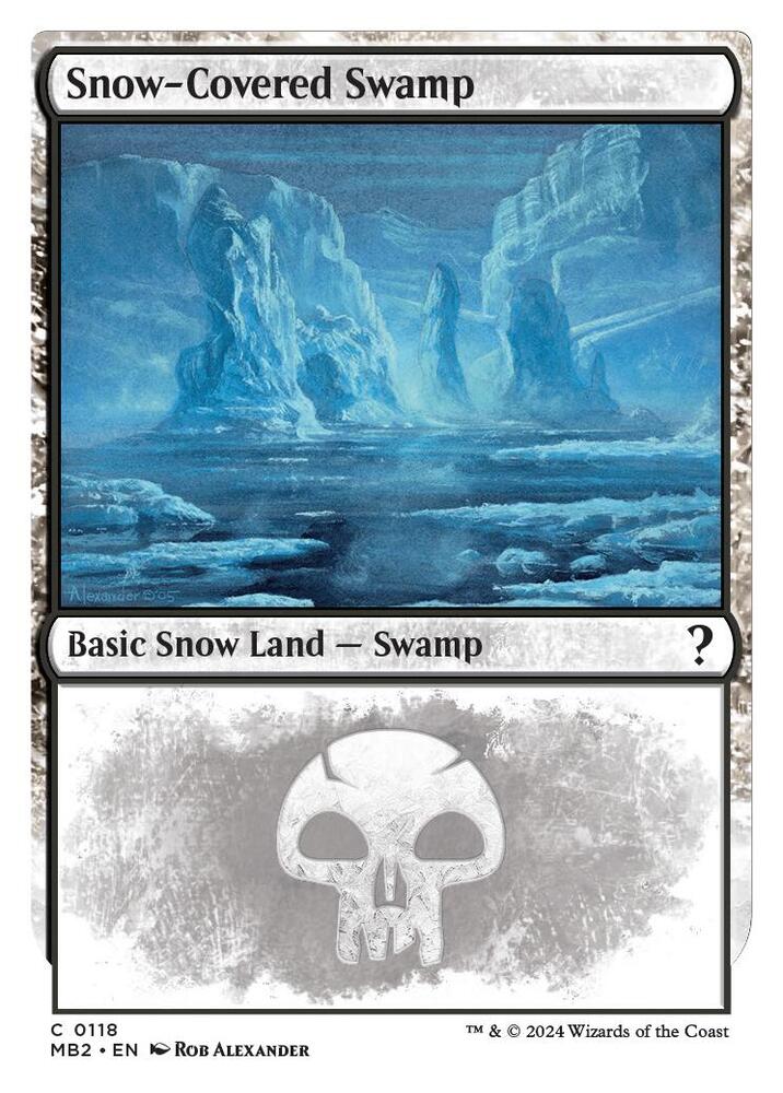 Snow-Covered Swamp 118/390 (Mystery Booster 2)  | Good Games Modbury