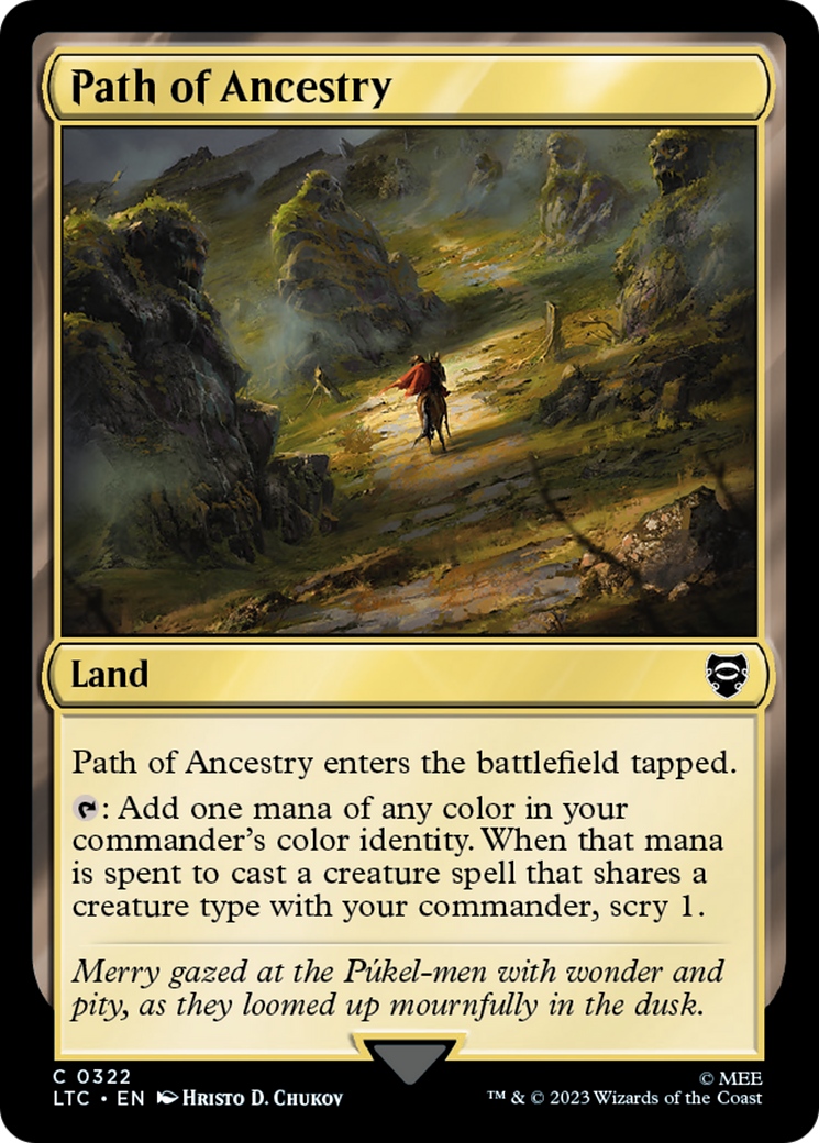 Path of Ancestry [The Lord of the Rings: Tales of Middle-Earth Commander] | Good Games Modbury