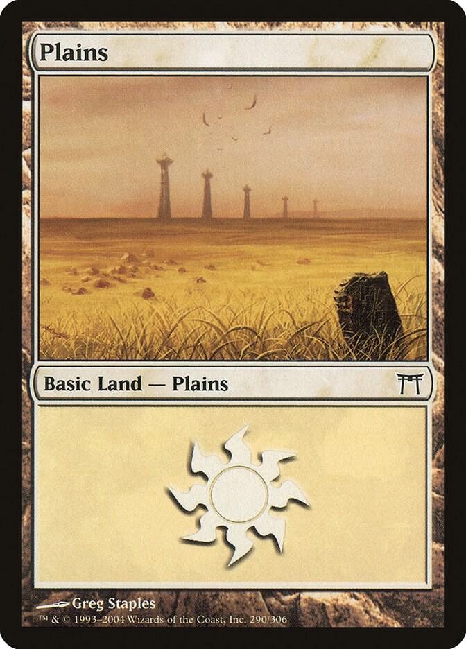 Plains 290/306 (Champions of Kamigawa)  - Foil | Good Games Modbury