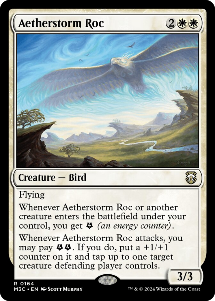 Aetherstorm Roc (Ripple Foil) [Modern Horizons 3 Commander] | Good Games Modbury