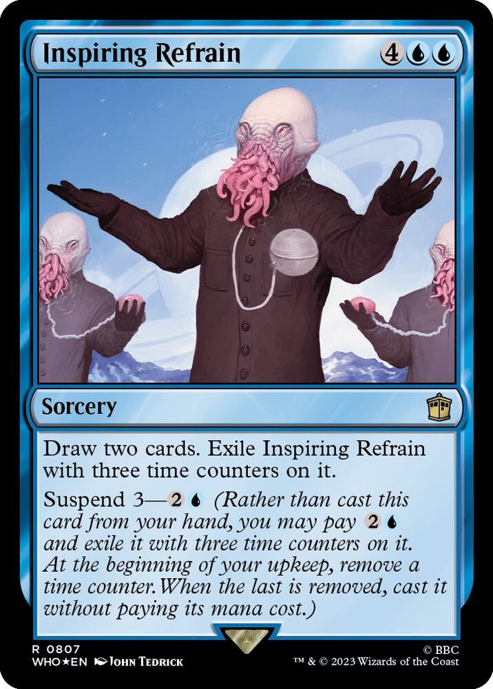 Inspiring Refrain 807/331 (Universes Beyond: Doctor Who)  - Surge Foil | Good Games Modbury