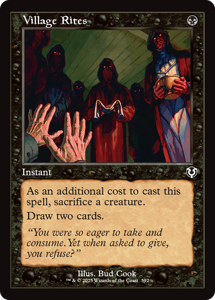 Village Rites (Retro Frame) [Innistrad Remastered] | Good Games Modbury