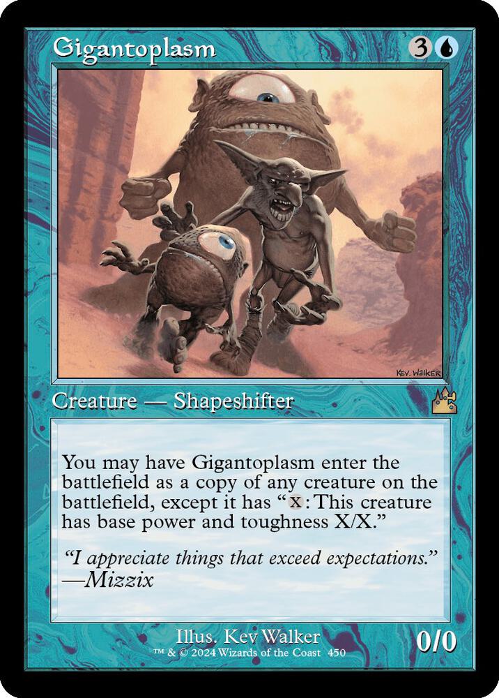 Gigantoplasm 450/291 (Ravnica Remastered)  - Retro Foil | Good Games Modbury
