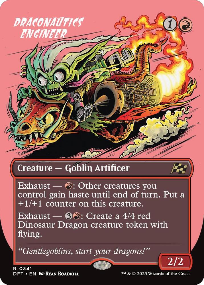 Draconautics Engineer 341/291 (Aetherdrift)  - Borderless Foil | Good Games Modbury