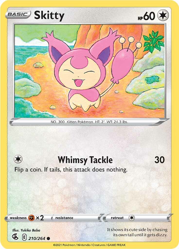 Skitty (210/264) [Sword & Shield: Fusion Strike] | Good Games Modbury