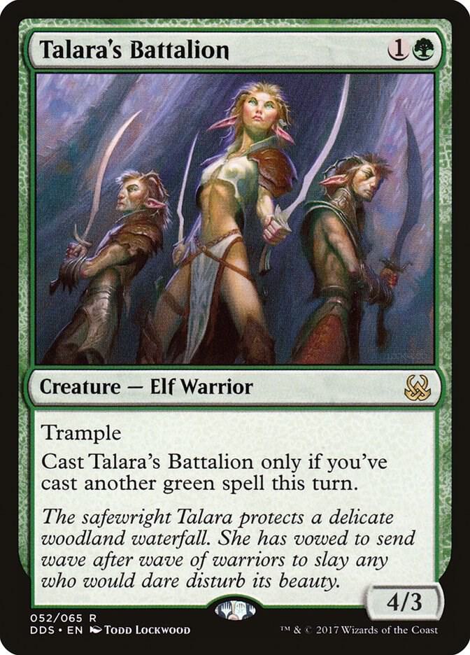 Talara's Battalion 52/65 (Duel Decks: Mind vs. Might)  | Good Games Modbury