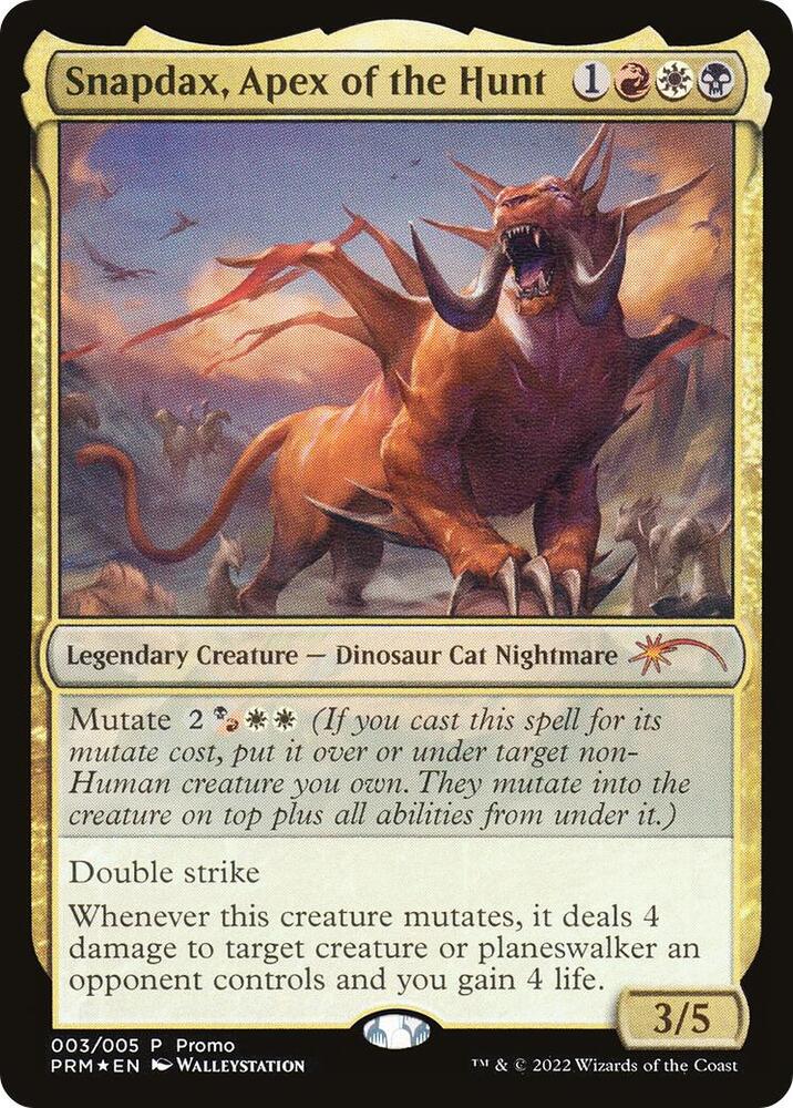 Snapdax Apex of the Hunt 2022 Lunar New Year Promo 3/5 (Unique and Miscellaneous Promos)  - Foil | Good Games Modbury