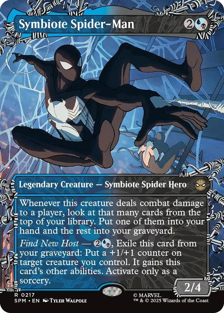 Symbiote Spider-Man 217/198 (Marvel's Spider-Man)  - Showcase | Good Games Modbury