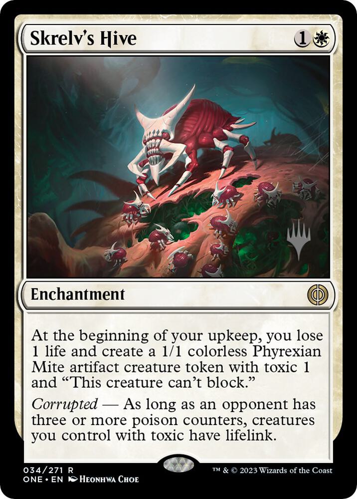 Skrelvs Hive 34p/160 (Promo Pack: Phyrexia: All Will Be One)  | Good Games Modbury