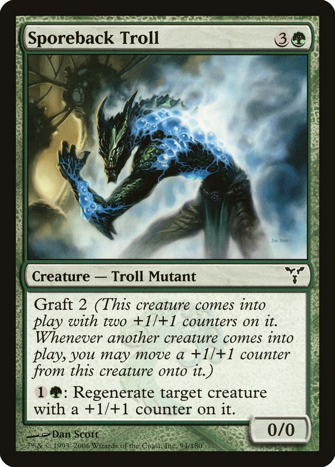 Sporeback Troll 94/180 (Dissension)  - Foil | Good Games Modbury