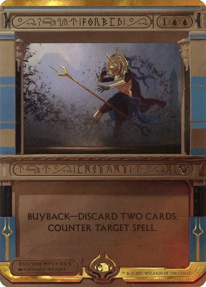 Forbid 33 (Masterpiece Series: Amonkhet Invocations)  - Foil | Good Games Modbury