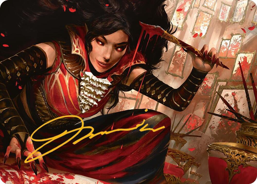 Blood Artist Art Card Gold Stamped Signature 22 (Art Series: Innistrad Remastered)  | Good Games Modbury