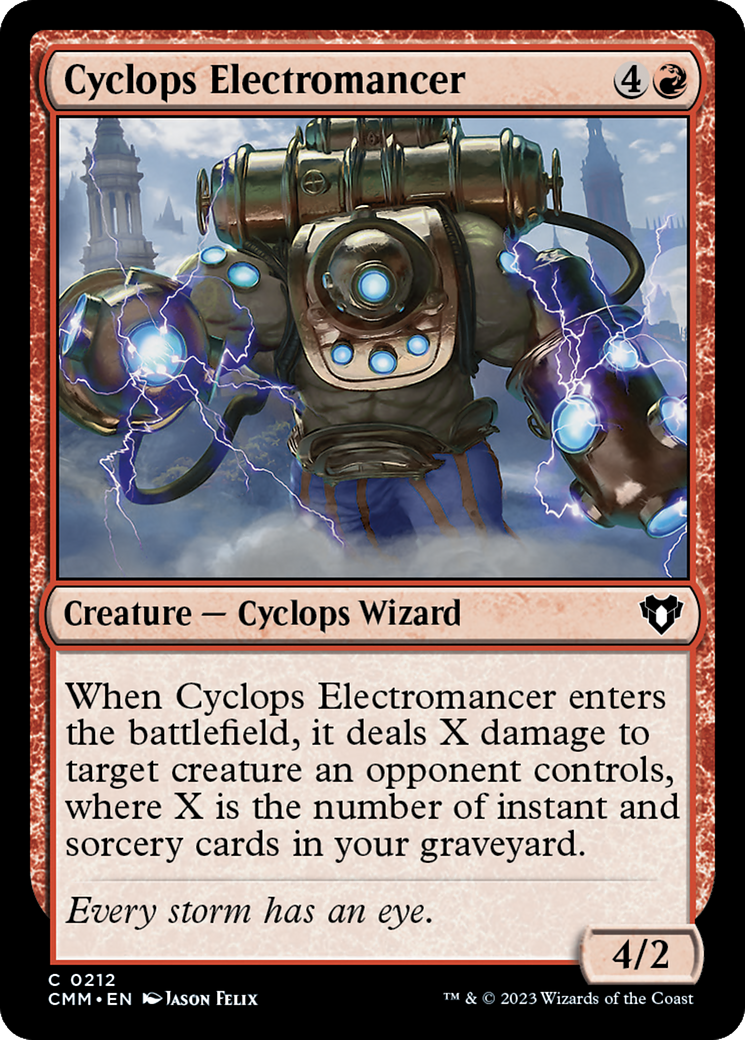 Cyclops Electromancer [Commander Masters] | Good Games Modbury