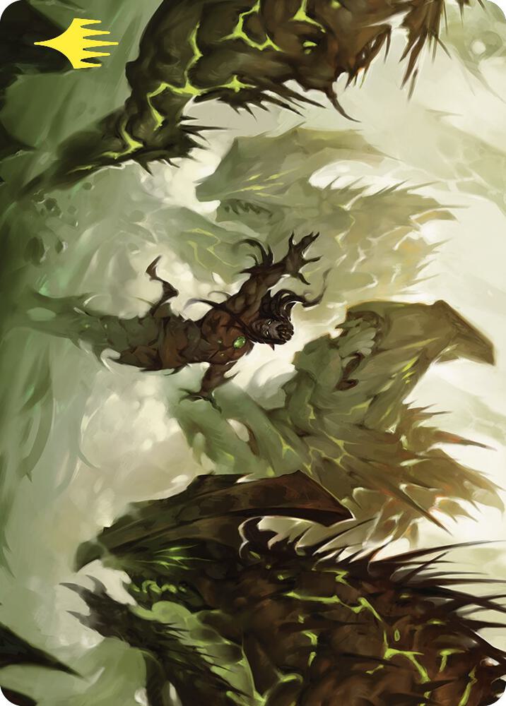 Ezuris Predation Art Card Gold Stamped 23 (Art Series: Commander Masters)  | Good Games Modbury