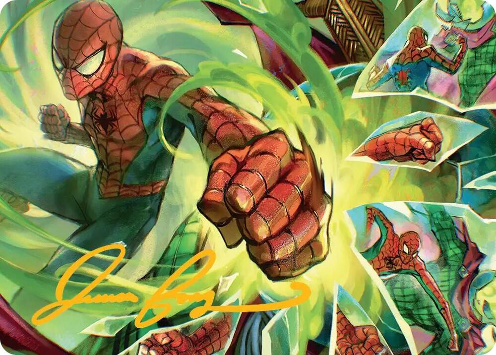 Kapow Art Card Gold Stamped Signature 17 (Art Series: Marvel's Spider-Man)  | Good Games Modbury