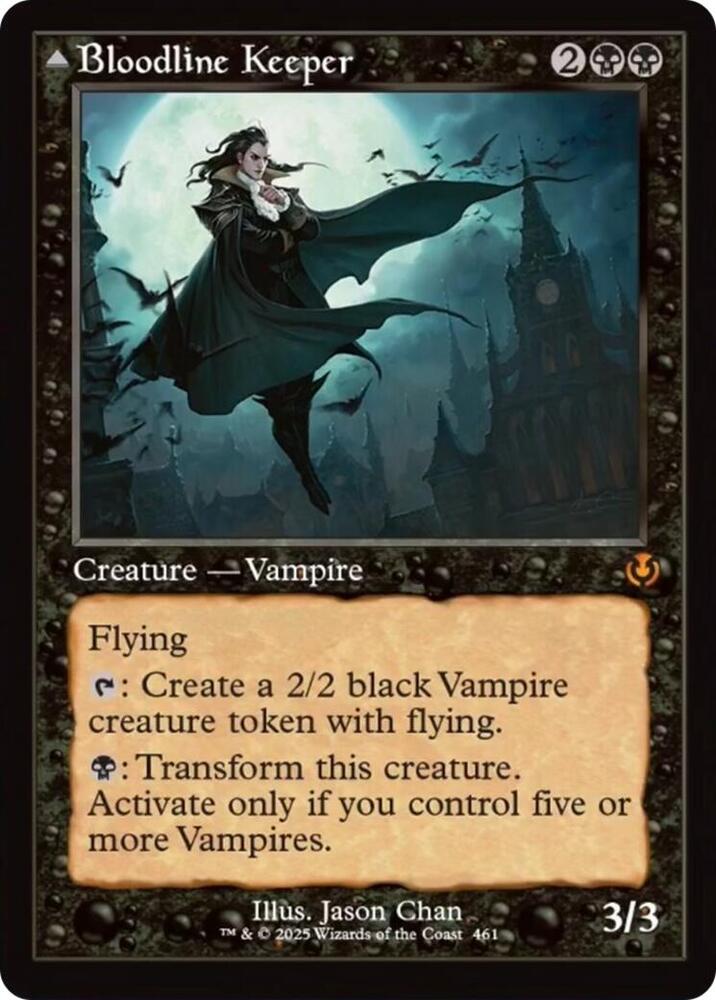 Bloodline Keeper // Lord of Lineage 461/287 (Innistrad Remastered)  - Retro | Good Games Modbury