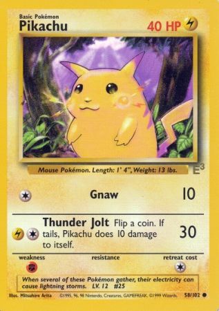 Pikachu (58/102) (E3 Stamped Promo) [Miscellaneous Cards & Products] | Good Games Modbury