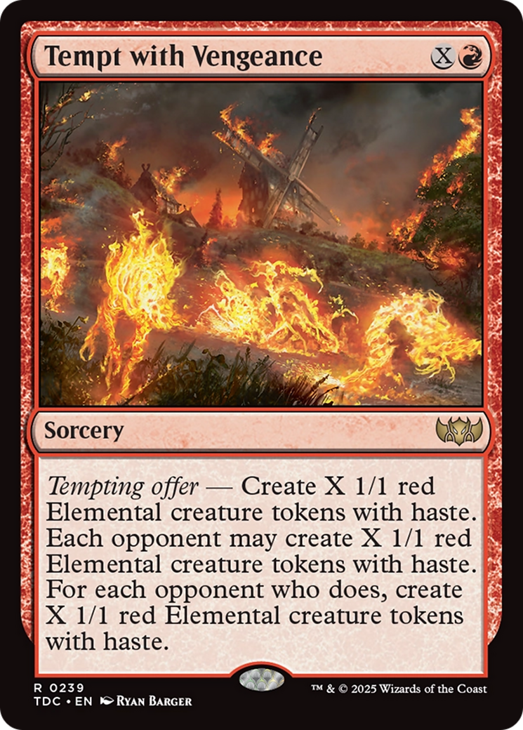 Tempt with Vengeance [Tarkir: Dragonstorm Commander] | Good Games Modbury