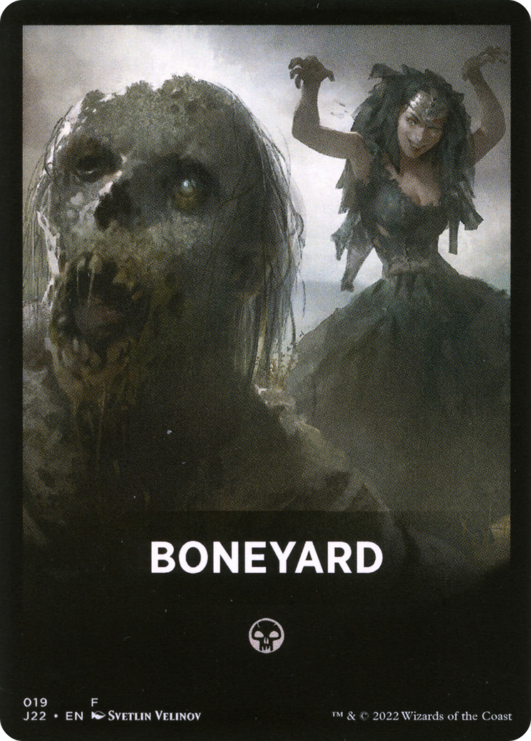 Boneyard Theme Card [Jumpstart 2022 Front Cards] | Good Games Modbury