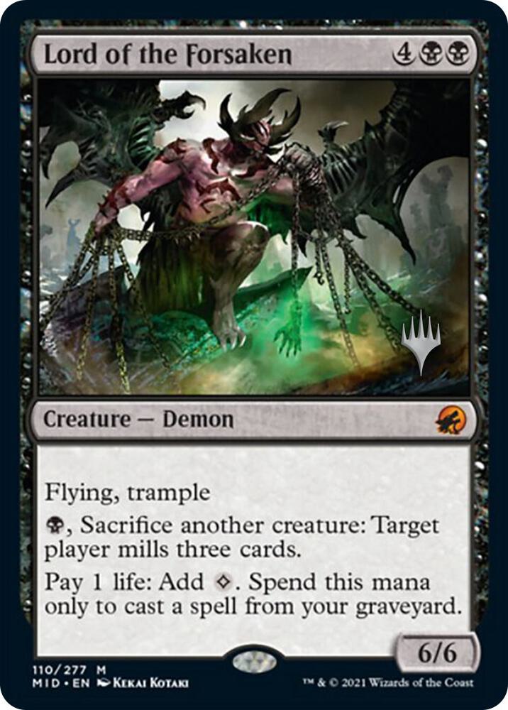 Lord of the Forsaken 110p/171 (Promo Pack: Innistrad: Midnight Hunt)  - Foil | Good Games Modbury