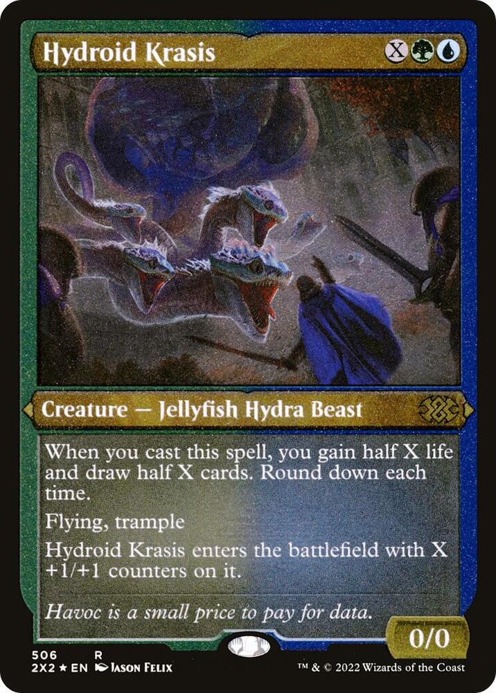Hydroid Krasis Foil Etched 506 (Double Masters 2022)  - Foil | Good Games Modbury