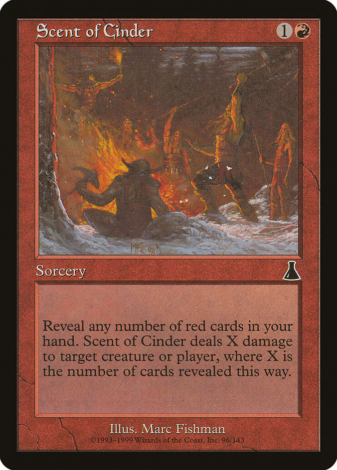 Scent of Cinder 96/143 (Urza's Destiny)  | Good Games Modbury
