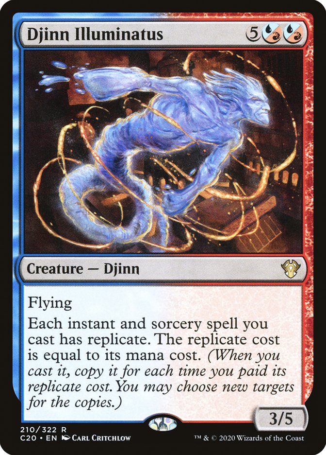 Djinn Illuminatus 210/322 (Commander 2020)  | Good Games Modbury