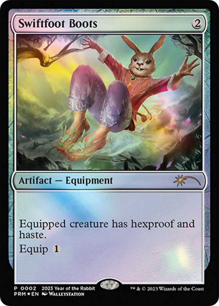 Swiftfoot Boots 2/4 (Unique and Miscellaneous Promos)  - Foil | Good Games Modbury