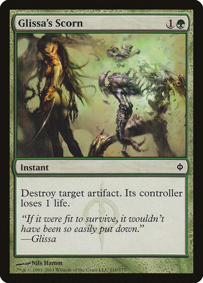 Glissa's Scorn [New Phyrexia] | Good Games Modbury