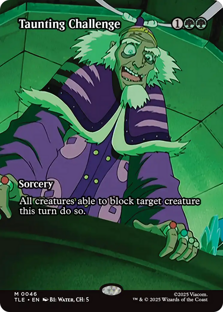 Taunting Challenge (Borderless) [Avatar: The Last Airbender: Eternal-Legal] | Good Games Modbury