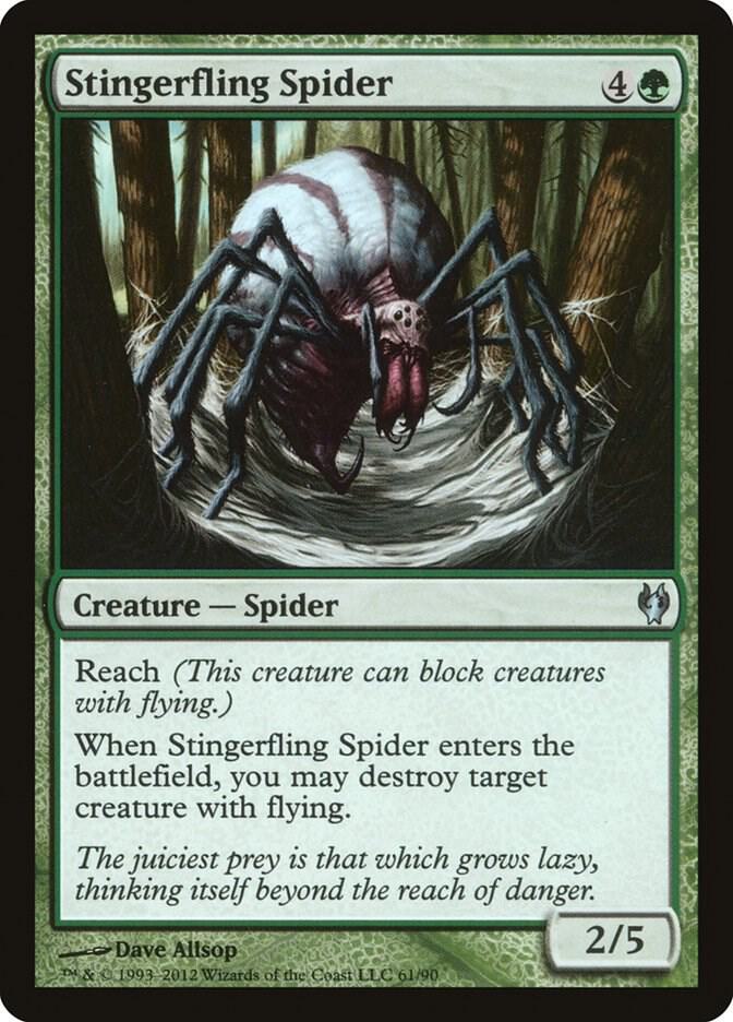 Stingerfling Spider 61/90 (Duel Decks: Izzet vs. Golgari)  | Good Games Modbury