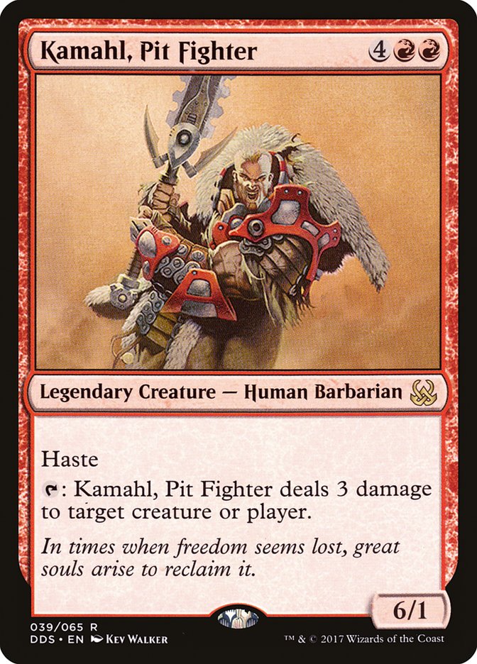 Kamahl, Pit Fighter 39/65 (Duel Decks: Mind vs. Might)  | Good Games Modbury